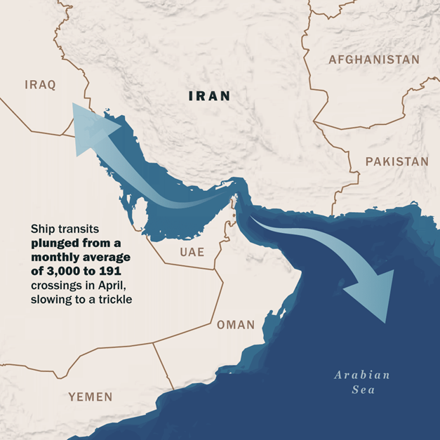 L’état du détroit : le rôle d’Hormuz dans la guerre du Moyen-Orient jusqu’à présent