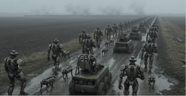 Guerre des robots : le soldat humanoïde entre en scène